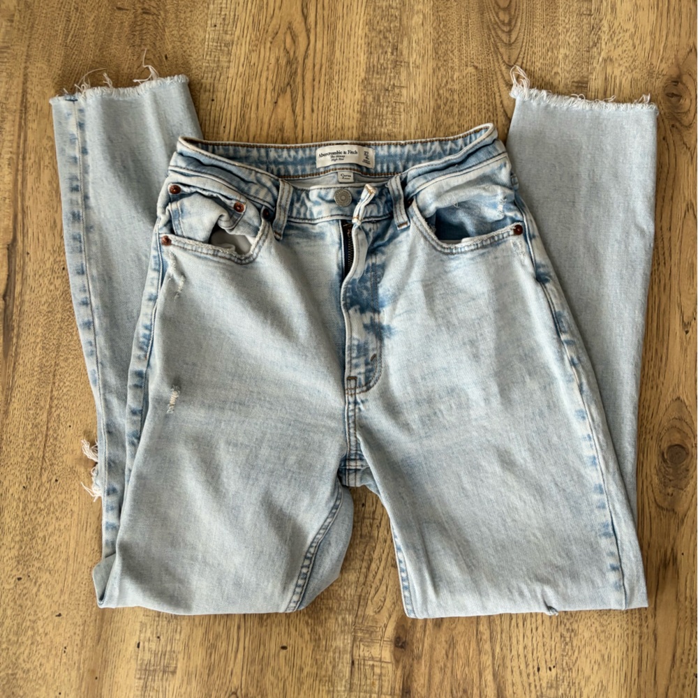 Abercrombie & Fitch Curve Love skinny high rise jeans size 27